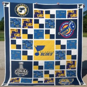 St Louis Blues Quilt Blanket B290519  Quilt